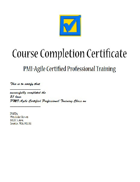 PMTA PMI-ACP Certificate crop